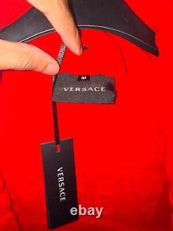 100% Authentic Versace Baroque Bathrobe Red Size Medium BNWT RRP £370
