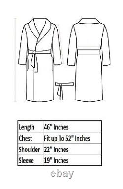10 PC Lot Printed Kimono Men Dressing Gowns Indian Cotton Nightwear Bath Robes