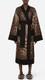 $1775 Dolce & Gabbana Casa Leopard Cotton Terry Bath Robe Jacket Small