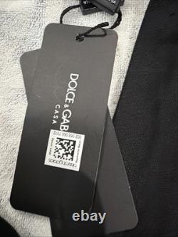 $1775 Dolce & Gabbana Casa Leopard Cotton Terry Bath Robe Jacket Small