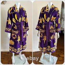 1990s Cypress Celestial Spa Robe Moon Sun Stars Lounge Bathrobe Unisex 90s VTG