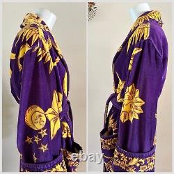 1990s Cypress Celestial Spa Robe Moon Sun Stars Lounge Bathrobe Unisex 90s VTG
