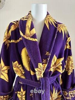 1990s Cypress Celestial Spa Robe Moon Sun Stars Lounge Bathrobe Unisex 90s VTG