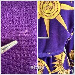 1990s Cypress Celestial Spa Robe Moon Sun Stars Lounge Bathrobe Unisex 90s VTG