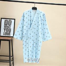 2020 Women Yukata Japanese Kimono Robe Pajama Cover Cotton Loose Wear Home Wear