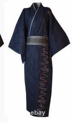 2021 Kimono Suit Traditional Japanese Men's Belt Cotton Bathrobe Top Hot ST004