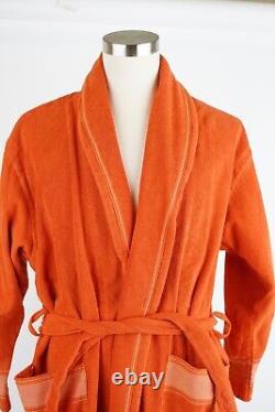 $2,900 Hermes Paris Luxury Terry Bath Robe Mens SZ Small LNWOT