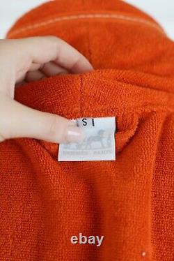 $2,900 Hermes Paris Luxury Terry Bath Robe Mens SZ Small LNWOT