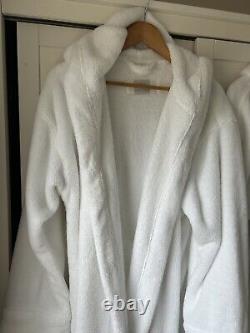 2 White Soho Home Bath Robes. One Size