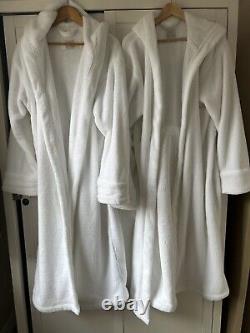 2 White Soho Home Bath Robes. One Size