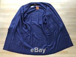 3,650 Loro Piana Navy Blue 100% Cashmere Bathrobe Size Large Made in Italy