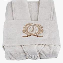 8 Pack Bathrobe (2 Robe + 2 Slipper + 2 Towel) Set Soft Egyptian Cotton Unisex