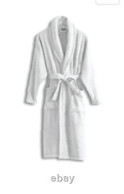 8 Pack Bathrobe (2 Robe + 2 Slipper + 2 Towel) Set Soft Egyptian Cotton Unisex