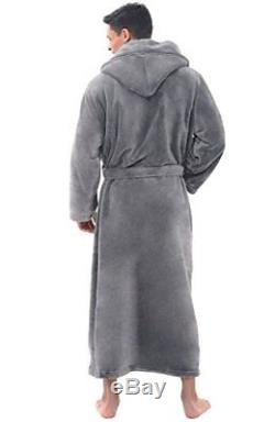 Alexander Del Rossa Womens Fleece Robe Soft Zipper Plush Bathrobe S M L XL