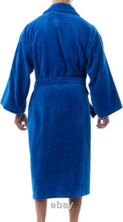 Alpine Swiss Pure Cotton Mens Terry Cloth Bathrobe Super Absorbent Spa Robe