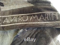 Alviero Martini 1A Classe Italy ATLAS Unisex Hooded Bathrobe Cotton, L NWT $239