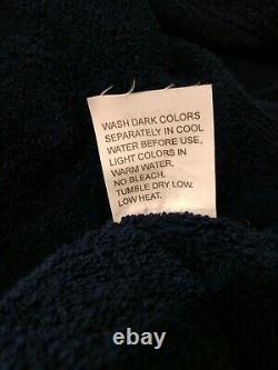 Arus Robe Turkish Cotton Bath Hooded Blue Long One Size Adult Collar Hood