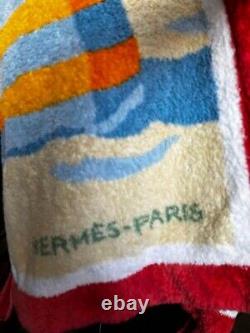 Authentic Hermes Vintage Bathrobe Cotton Deadstock