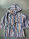 Authentic Hermes Vintage Bathrobe Striped Size XS Deadstock