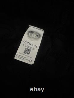 Authentic VERSACE Baroque Bathrobe Mens XXL Black/Gold Special Item With Box