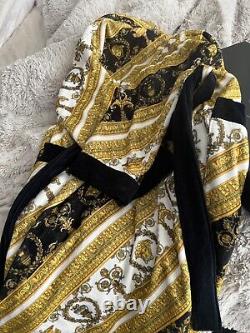Authentic Versace I Heart Baroque bathrobe Unisex Large RRP £495
