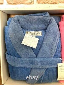 Authentic Yves Saint Laurent Vintage Bathrobe Set Size M L Deadstock Not Used