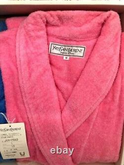 Authentic Yves Saint Laurent Vintage Bathrobe Set Size M L Deadstock Not Used