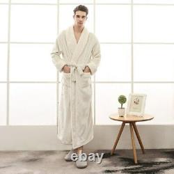Autumn Winter Bath Towel XL Flannel Couple Bathrobes Men and Women Babe Velvet