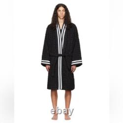 BALMAINMen's Jacquared Logo Bath RobeMedium$1125
