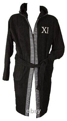 BIKKEMBERGS bathrobe with 100% cotton terry hood article BKK1MBR01