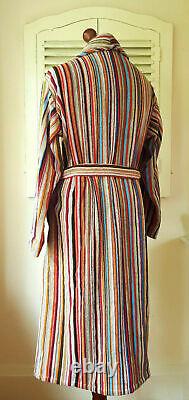 BNWT Paul Smith Signature Multi Stripe Men's Dressing Gown / Bath Robe (S)