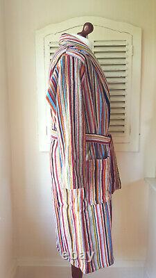 BNWT Paul Smith Signature Multi Stripe Men's Dressing Gown / Bath Robe (XS)