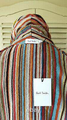 BNWT Paul Smith Signature Multi Stripe Men's Dressing Gown / Bath Robe (XS)