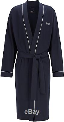 BOSS Men's Kimono BM Bathrobe, Blue Dark Blue 403, M