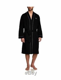 BOSS Men's Kimono BM Bathrobe L Black Schwarz (Black 1)