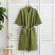Bathrobe Hooded Cotton Men's Women Robe Summer Thin Couples Bath Robe Gown