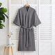Bathrobe Hooded Cotton Men's Women Robe Summer Thin Couples Bath Robe Gown