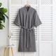 Bathrobe Hooded Cotton Men's Women Robe Summer Thin Couples Bath Robe Gown
