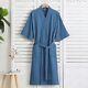 Bathrobe Hooded Cotton Men's Women Robe Summer Thin Couples Bath Robe Gown