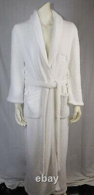 Bathrobe Mgm Grand Villas. Hotel Chenille White Breathable Unisex Look