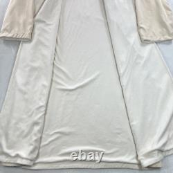 Bellagio Bathrobe Terry Cloth with Polyester Shell Outside Pockets Belt OSFM