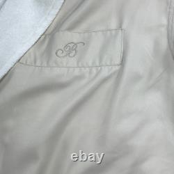 Bellagio Bathrobe Terry Cloth with Polyester Shell Outside Pockets Belt OSFM