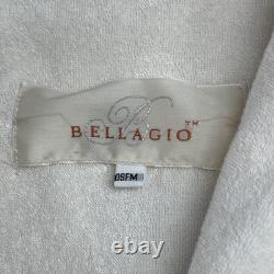 Bellagio Bathrobe Terry Cloth with Polyester Shell Outside Pockets Belt OSFM