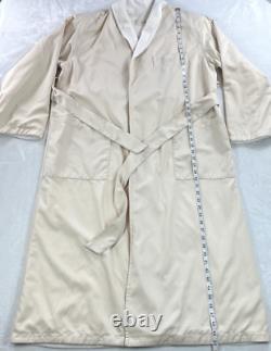 Bellagio Bathrobe Terry Cloth with Polyester Shell Outside Pockets Belt OSFM