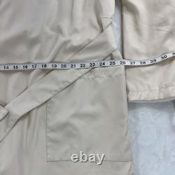 Bellagio Bathrobe Terry Cloth with Polyester Shell Outside Pockets Belt OSFM