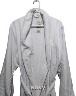 Bellagio Casino & Hotel Las Vegas NV White Bath Robe Adult Large Belted Spa New