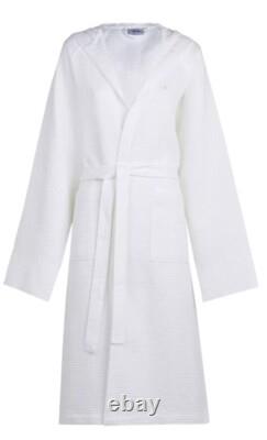 Bellora Milano Unisex White Honeycomb Bathrobe Size Medium