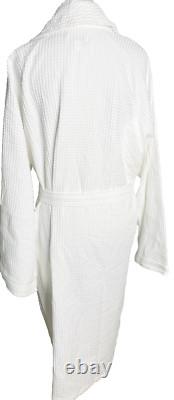 Bellora Milano Unisex White Honeycomb Bathrobe Size Medium