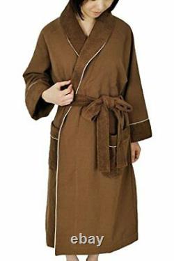 Bloom Imabari Fit-Use bathrobe unisex S (Simple Brown)