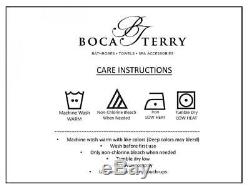 Boca Terry Womens and Mens Robe, Luxury Microfiber Bathrobe, Medium/Large